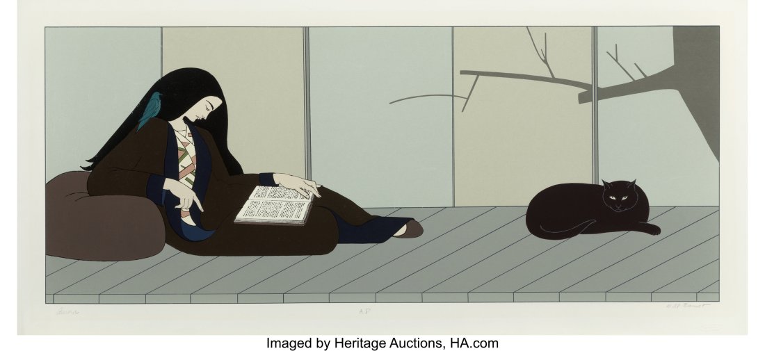 Will Barnet (American, 1911-2012) Aurora, 1977 S: Will Barnet (American, 1911-2012) Aurora, 1977 Serigraph in colors on paper 20-1/4 x 43-5/8 inches (51.4 x 110.8 cm) (sheet) A.P&