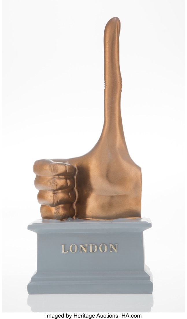 David Shrigley (b. 1968) Really Good, 2016 Paint: David Shrigley (b. 1968) Really Good, 2016 Painted cast polystone 11-1/4 x 5 x 3 inches (28.6 x 12.7 x 7.6 cm) Ed. 2232/3000 Stampe