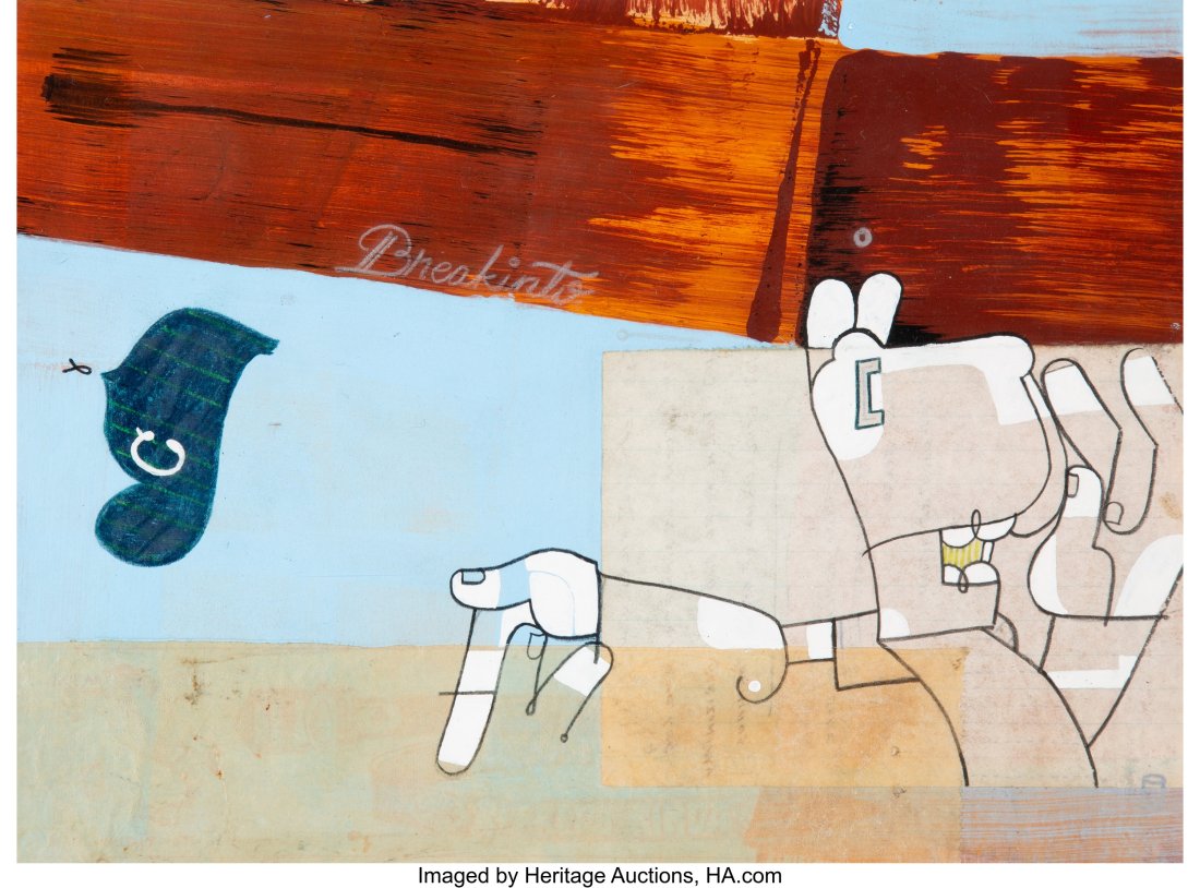 Chris Yormick (20th Century) Break Into, 2005 Mi: Chris Yormick (20th Century) Break Into, 2005 Mixed media on paper 9 x 12 inches (22.9 x 30.5 cm) (sheet) COLLECTION OF JONATHAN AND ELISE TAVSSBERGER