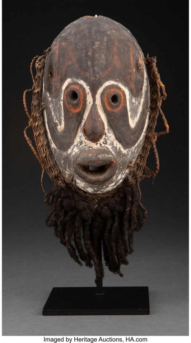 A Biwat Mask  Yuat River, Papua New Guinea, c. 1 (1 of 3)