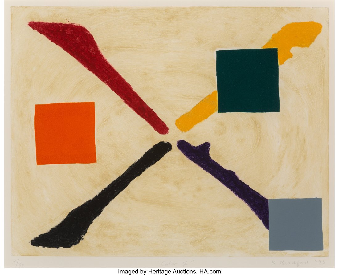 Katherine Bradford (b. 1942) Color X, 1993 Collo (1 of 3)