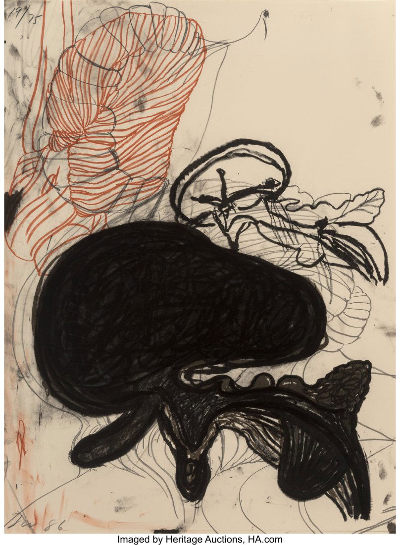 Terry Winters (b. 1949) Untitled (Brooklyn Acade (1 of 3)