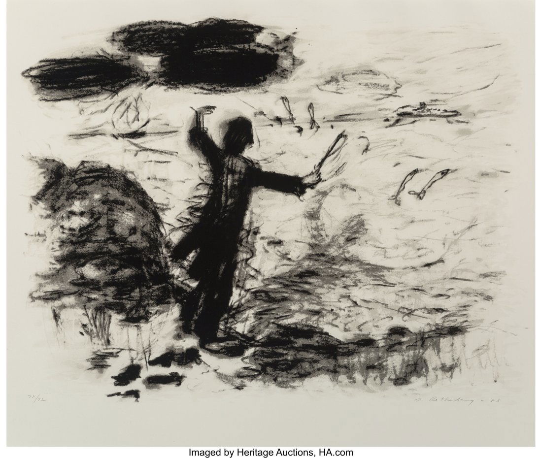 Susan Rothenberg (1945-2020) Bach Handel Scarlot (1 of 3)