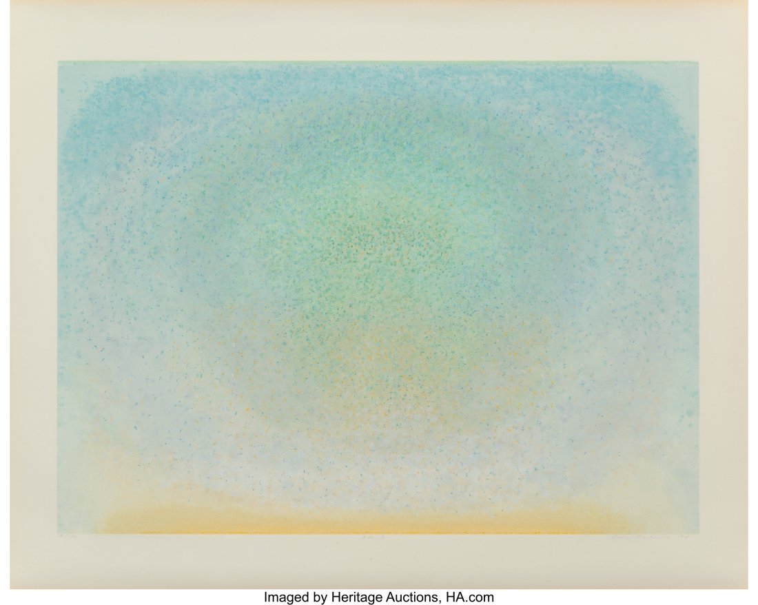 Leon Berkowitz (1919-1987) A.M. 3, 1978 Screenpr (1 of 2)