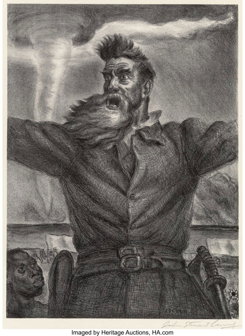 John Steuart Curry (1897-1946) John Brown, 1939: John Steuart Curry (1897-1946) John Brown, 1939 Lithograph on paper 18-1/4 x 13-1/4 inches (46.4 x 33.7 cm) (sheet) Edition of 250 Signed in p