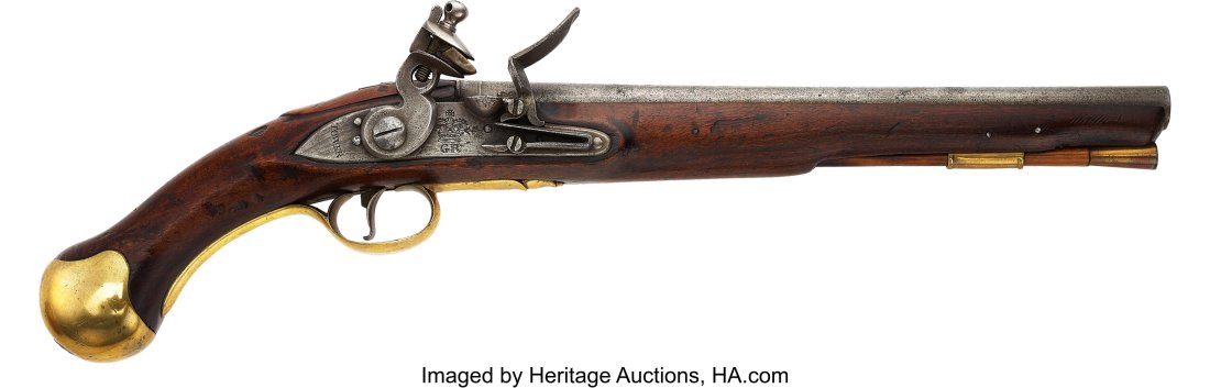 British Tower Sea Service Flintlock Pistol.   Un (1 of 2)