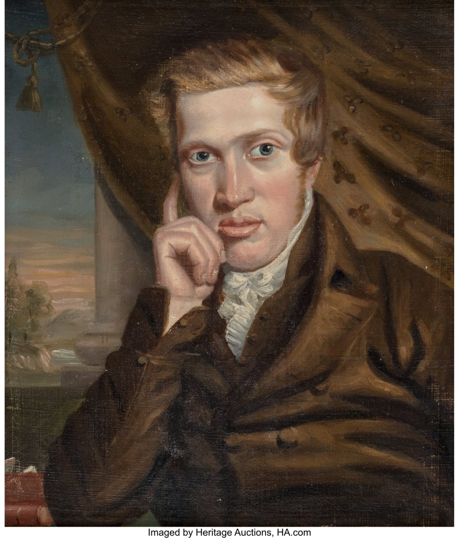Continental School (19th Century) Portrait of a : Continental School (19th Century) Portrait of a gentleman Oil on canvas 12-1/4 x 10-1/2 inches (31.1 x 26.7 cm) HID03101062020 &N