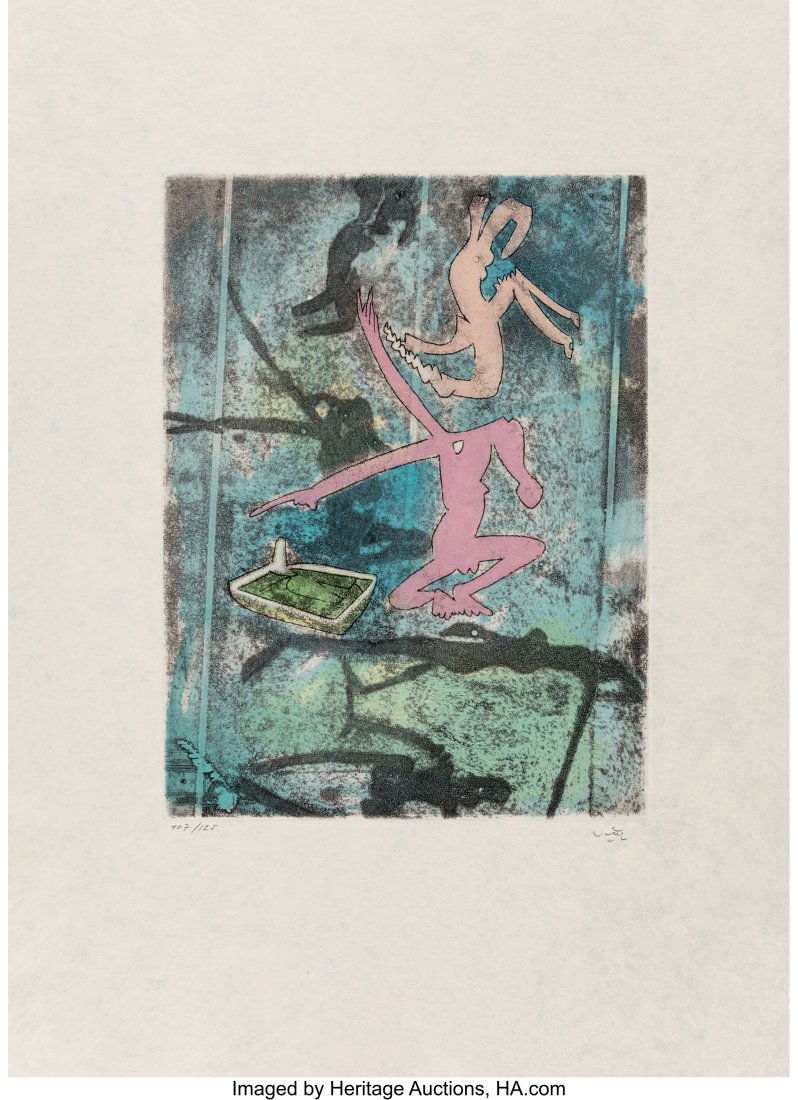 Roberto Matta (1911-2002) Centre Noeds, 1974 Ten: Roberto Matta (1911-2002) Centre Noeds, 1974 Ten etching and aquatints in colors on Japon Nacre paper 23-3/4 x 17-1/2 inches (60.3 x 44.5 cm) (shee