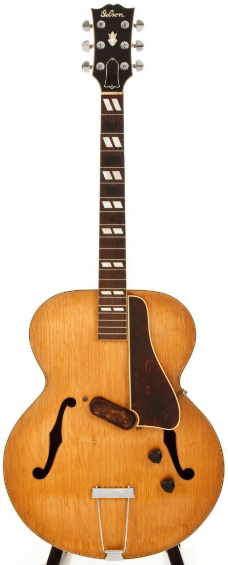 1941 Gibson ES-300 Natural Archtop Electric Guit: 1941 Gibson ES-300 Natural Archtop Electric Guitar, #97050. Entire guitar has been refini