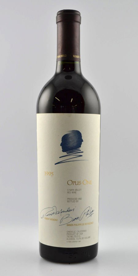 Opus One 1995 2lbsl, 2ltl, 1lnl Bottle (10) : Opus One 1995 2lbsl, 2ltl, 1lnl Bottle (10) "Medium brick colour. Intense n