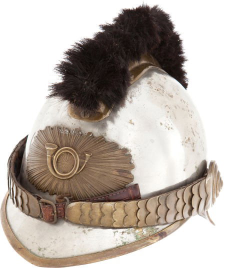 Experimental/Transitional Bavarian Jäger Helmet,: Experimental/Transitional Bavarian Jäger Helmet, Circa 1860. A beautiful helmet, perhaps
