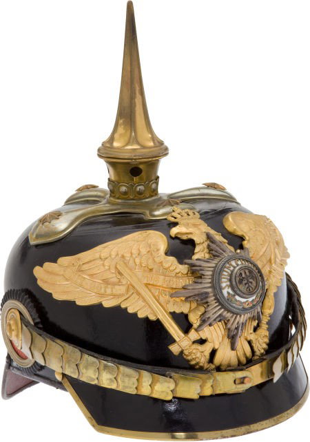 Prussian Guard Dragoon Officers' Pickelhaube.: Prussian Guard Dragoon Officers' Pickelhaube. An interest
