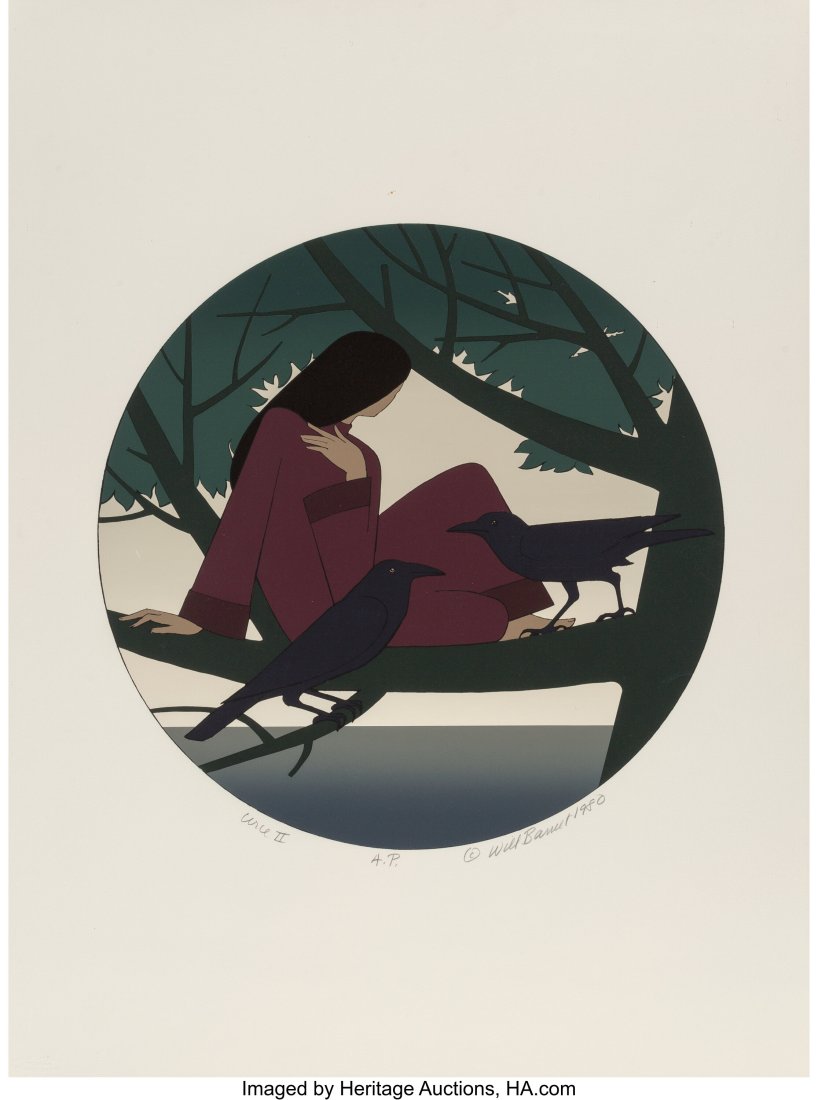 Will Barnet (American, 1911-2012) Circe II, 1980: Will Barnet (American, 1911-2012) Circe II, 1980 Lithograph in colors on paper 31-3/4 x 23-3/4 inches (80.6 x 60.3 cm) (sheet) A.