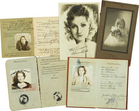 Edwina Booth Document Archive.: Edwina Booth Document Archive. A collection of 110 letters, legal documents, photos and o