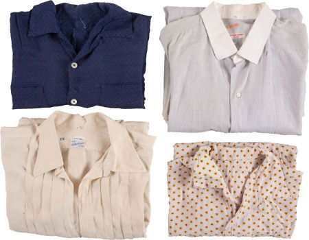 Ernie Kovacs' Shirts.: Ernie Kovacs' Shirts. A set of four casual and dress shirts owned and worn by the late TV