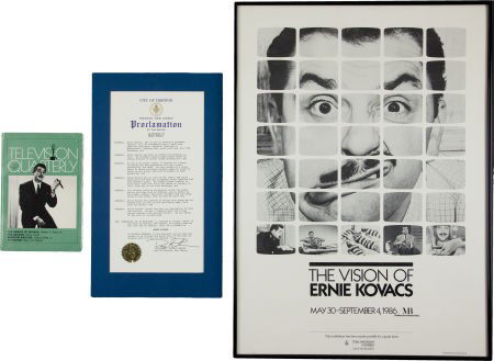 Ernie Kovacs Retrospective Posters.: Ernie Kovacs Retrospective Posters. A set of three large posters promoting a "Kovacs" the
