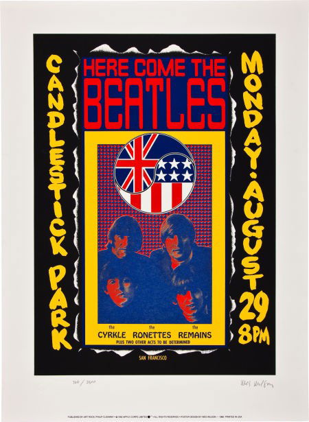 The Beatles Here Come the Beatles 1992 Limited E: The Beatles Here Come the Beatles 1992 Limited Edition Post