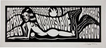 Audioslave Concert Poster Original Art Signed by: Audioslave Concert Poster Original Art Signed by the Artist (2005). Original production a