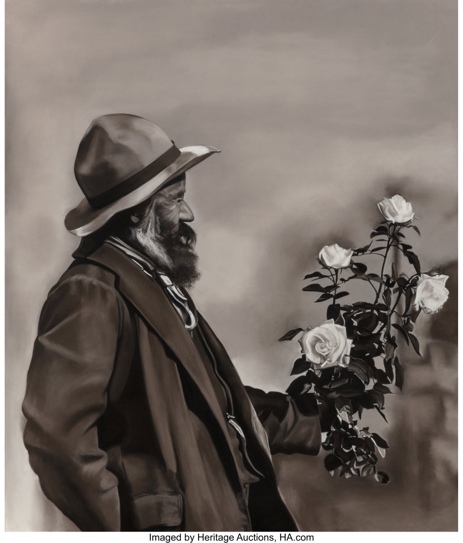 Michele Zalopany (b. 1955) El Dorado Primavera,: Michele Zalopany (b. 1955) El Dorado Primavera, 1989 Charcoal and pastel on paper laid on canvas 61 x 51 inches (154.9 x 129.5 cm) Signed, titled&c