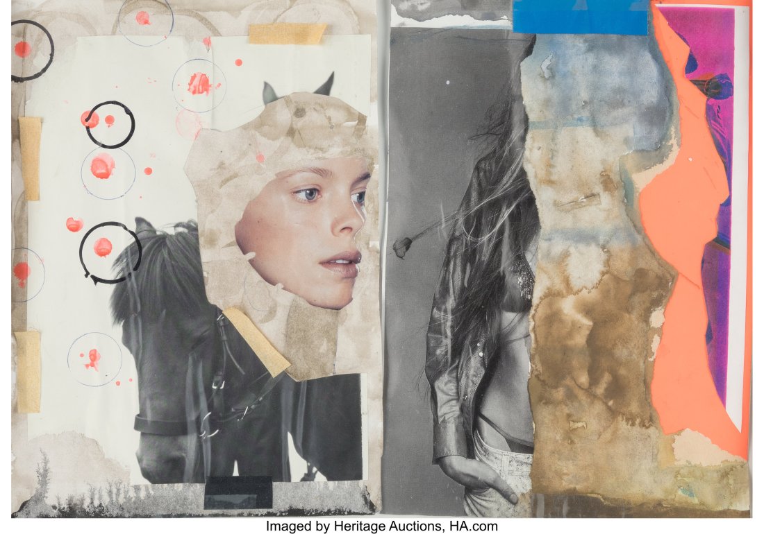 Lothar Hempel (b. 1966) Untitled, 1999 Ink, pain: Lothar Hempel (b. 1966) Untitled, 1999 Ink, paint, tape, and photo collage on paper 11-1/2 x 16 inches (29.2 x 40.6 cm) (sheet