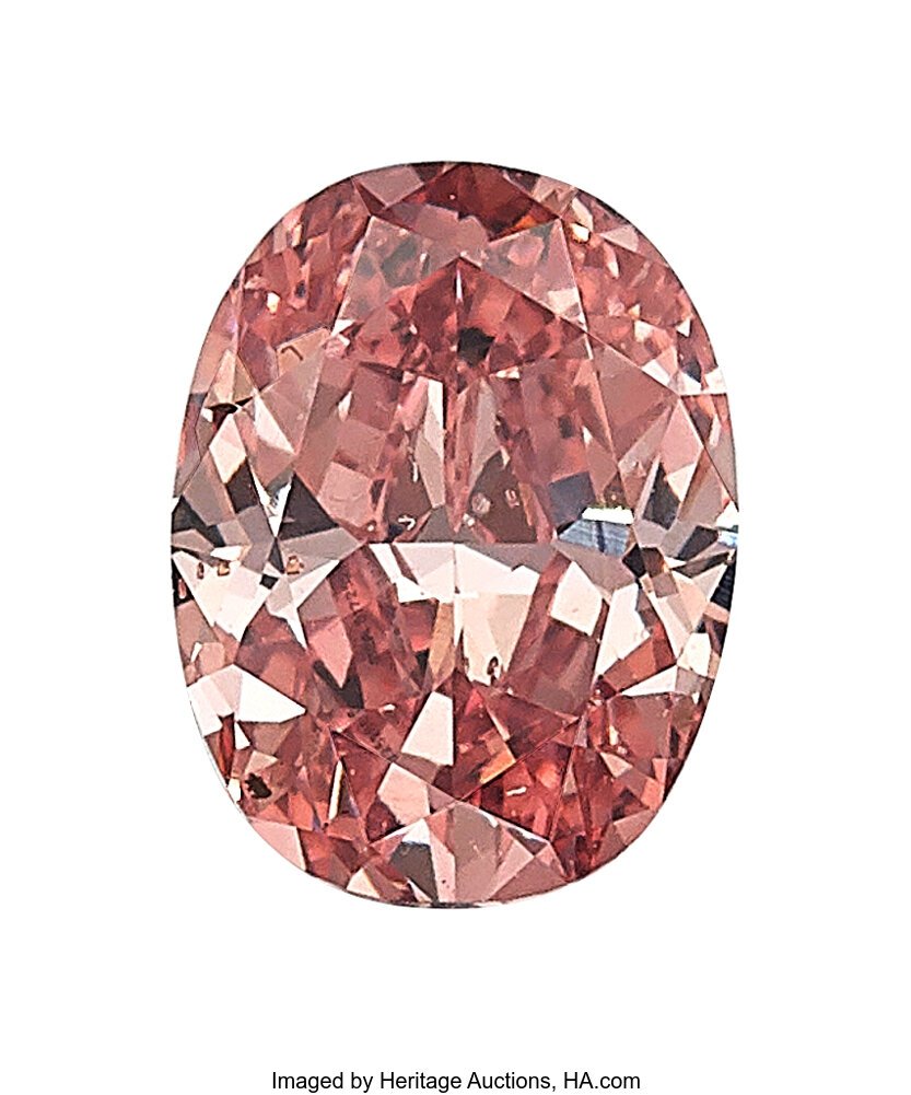 Fancy orangy hotsell pink diamond
