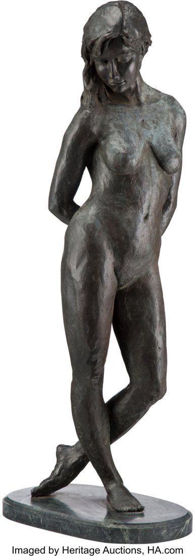 Susanne Vertel (American, b. 1954) Innocence, 19: Susanne Vertel (American, b. 1954) Innocence, 1992 Brown patinated bronze 63 inches (160.0 cm) (overall) 34 inches (86.4 cm) &l