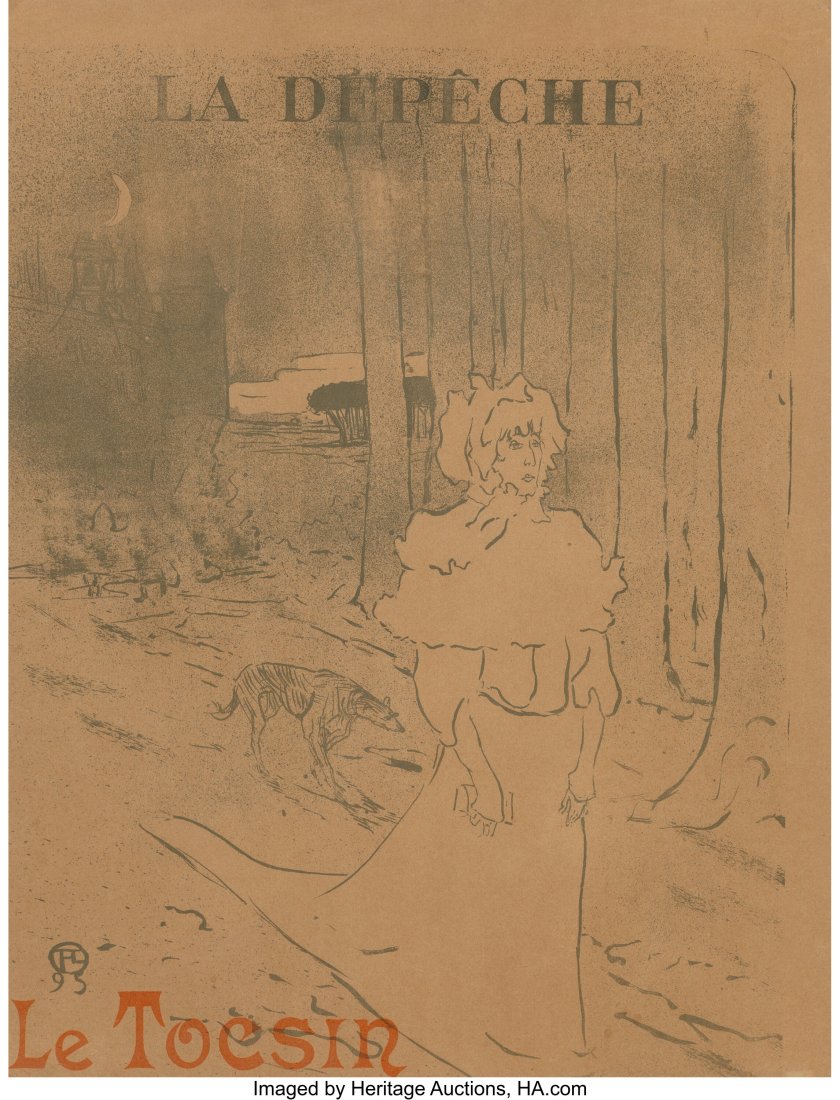 Henri de Toulouse-Lautrec (French, 1864-1901) Le: Henri de Toulouse-Lautrec (French, 1864-1901) Le Tocsin, 1895 Lithograph in colors on paper 22-1/2 x 17-1/8 inches (57.2 x 43.5 cm) (sheet&rp