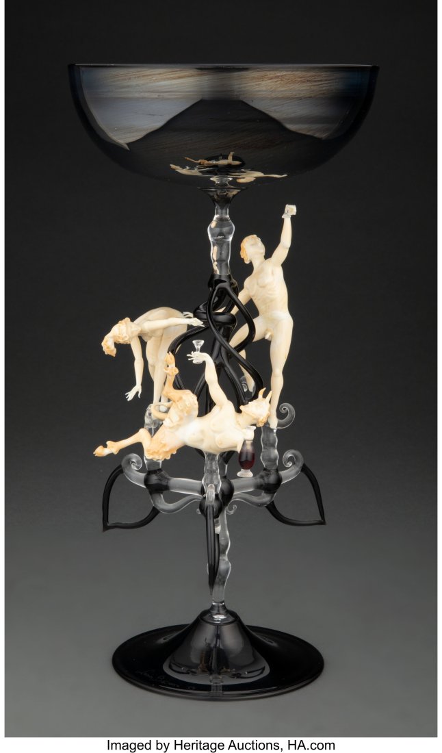 Lucio Bubacco (Italian, b. 1957) Flameworked Gob (1 of 4)