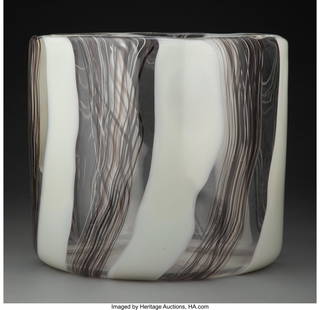 Ann Wahlstrom (Swiss, b. 1957) Threads VII, 2015: Ann Wahlstrom (Swiss, b. 1957) Threads VII, 2015 Blown glass 9-1/2 x 10-1/2 inches (24.1 x 26.7 cm) Signed by artist PROVENANCE: Traver Gallery, Seattle, Washington, 2015. Property from an Important P