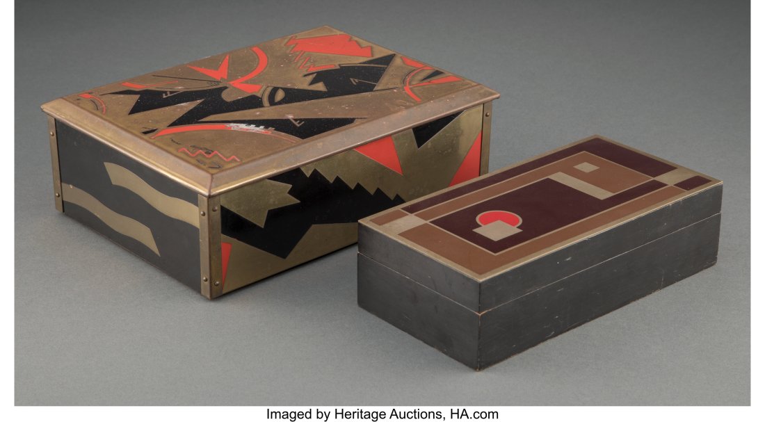 Walter Dorwin Teague (American, 1883-1960) Pair (1 of 4)