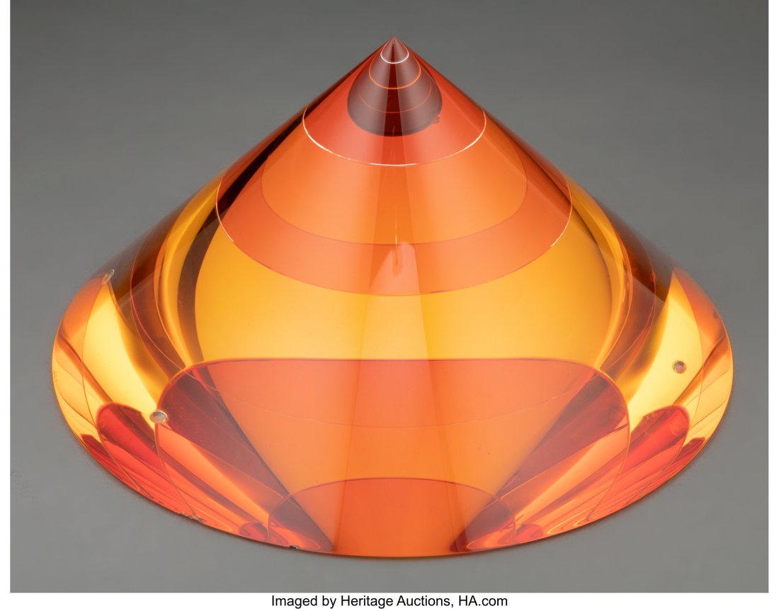 Tomas Brzon (Czech, b. 1982) Orange Cone, 2015 P (1 of 3)