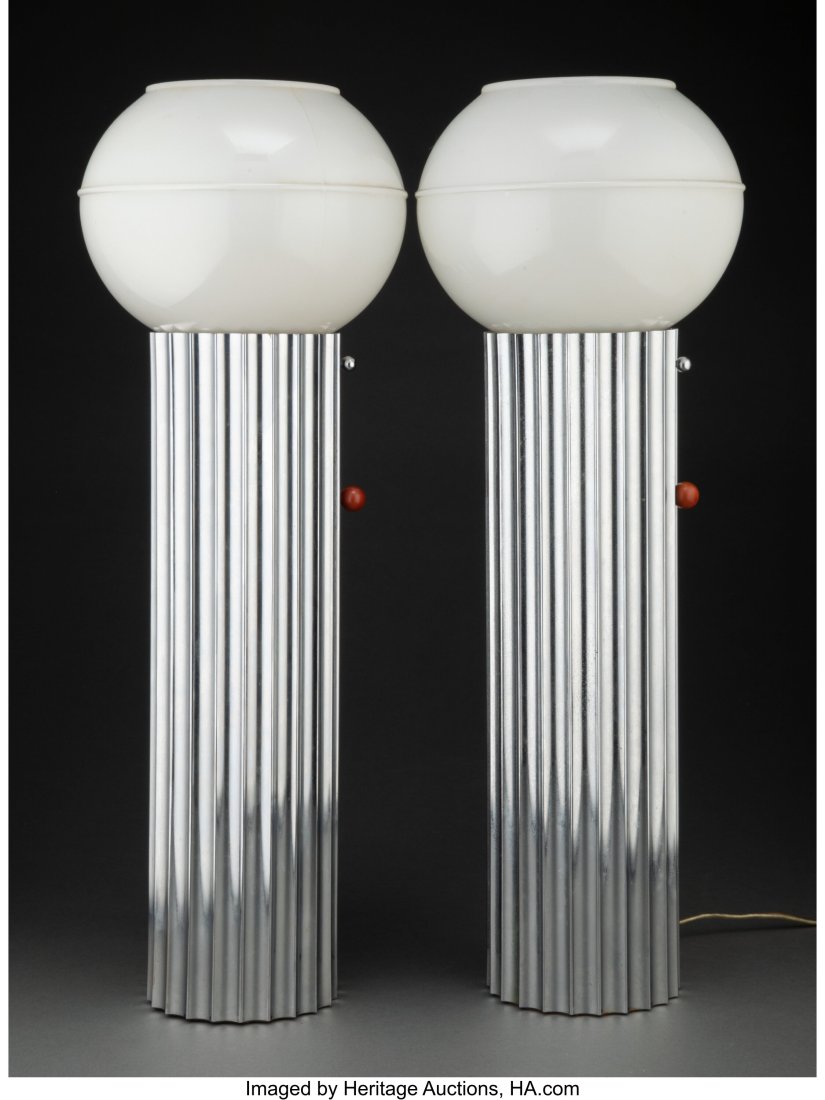 Walter von Nessen (German, 1889-1943) Pair of Fl (1 of 4)