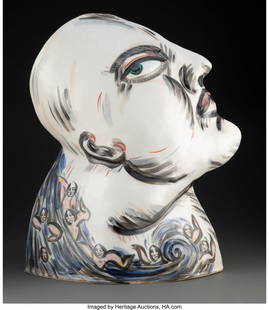 67086&colon; Akio Takamori &lpar;Japanese&sol;American&comma; 1950-2017&rpar; Unt: Akio Takamori &lpar;Japanese&sol;American&comma; 1950-2017&rpar; Untitled&comma; circa 1988 Hand built porcelain&comma; salt fired 22-1&sol;2 x 18 x 7 inches &lpar;57&period;2 x 45&period;7 x 17&perio