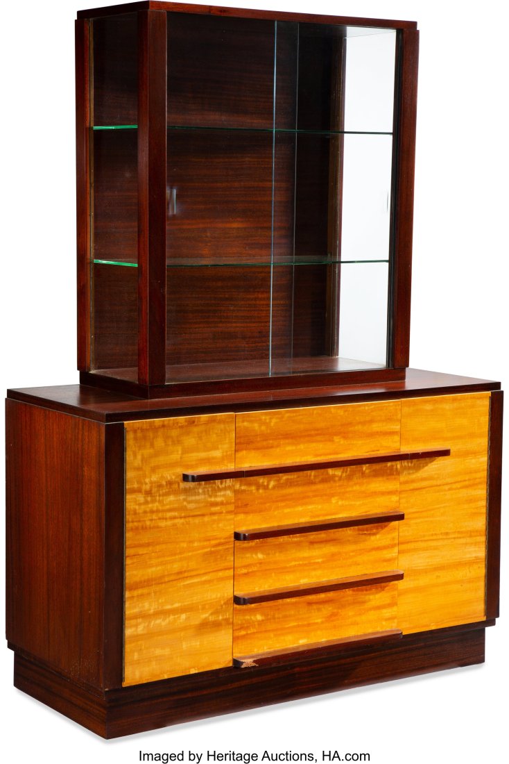 Wolfgang Hoffmann (Austrian, 1900-1969) Century: Wolfgang Hoffmann (Austrian, 1900-1969) Century of Progress Display Cabinet, 1933-1936, Romweber Company Wood, glass 66-3/4 x 47-1/2 x 19-1/2 inches &lpar
