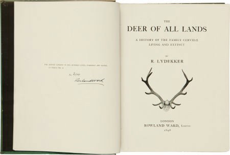 R. Lydekker. The Deer of All Lands. A History of: R. Lydekker. The Deer of All Lands. A History of the Family Cervidae