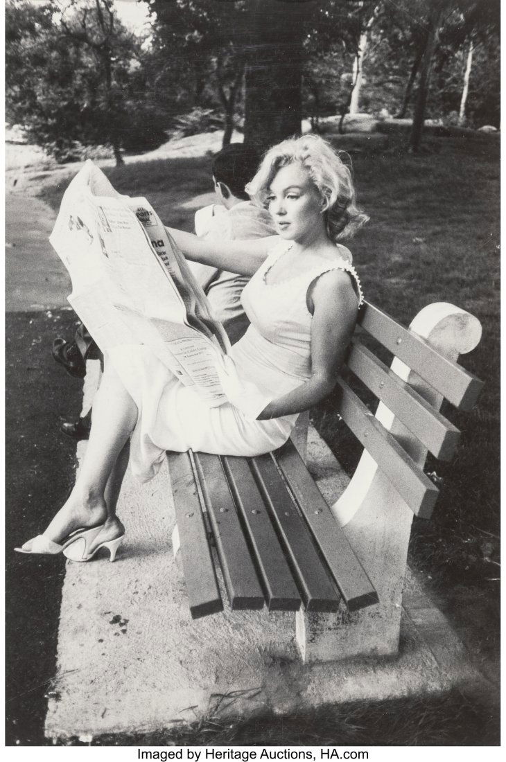 Sam Shaw (American, 1912-1999) Marilyn Monroe, I: Sam Shaw (American, 1912-1999) Marilyn Monroe, Improvisation in Central Park (for Look Magazine), 1957 Gelatin silver print 13-1/2 x 9 inches (34.