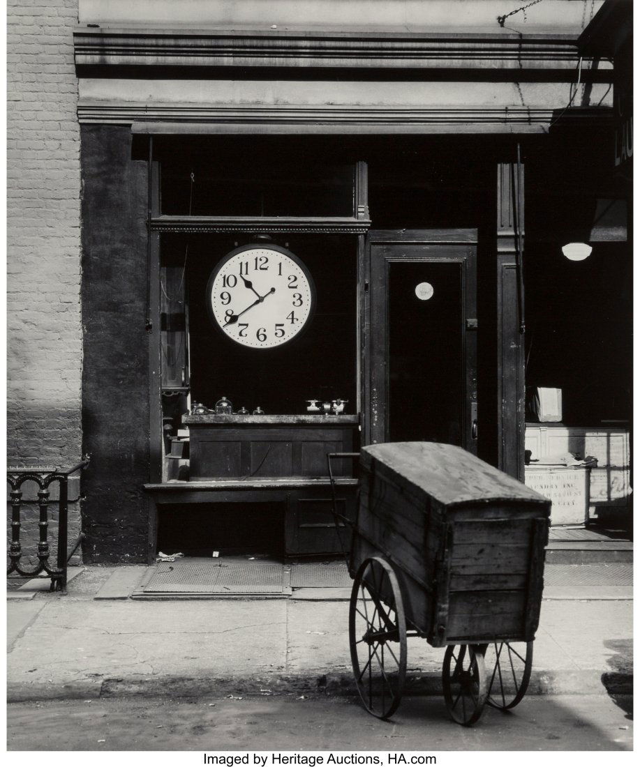 Berenice Abbott (American, 1898-1991) Christophe: Berenice Abbott (American, 1898-1991) Christopher Street Repair Shop, New York, 1948 Gelatin silver print, printed 1979 18-1/2 x 15-1/2 inches (47&period