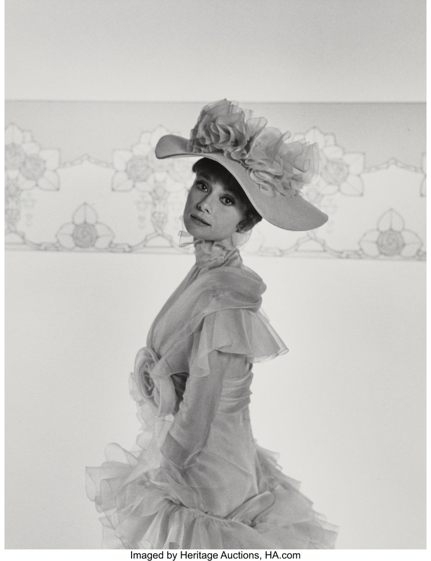 Cecil Beaton (British, 1904-1980) Audrey Hepburn: Cecil Beaton (British, 1904-1980) Audrey Hepburn in 'My Fair Lady', 1963 Gelatin silver print, printed 1964 13-1/2 x 10-3/8 inches (34.3 x 26.4 c