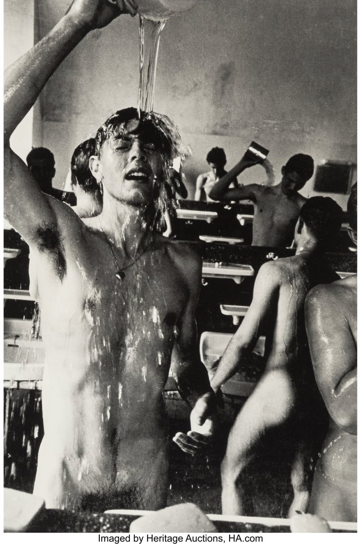 Will McBride (American, 1931-2015) Mike in the S: Will McBride (American, 1931-2015) Mike in the Shower, Schule Schloss Salem, Germany, 1962 Gelatin silver print, printed 2000 13 x 8-1/2 inches (33&per