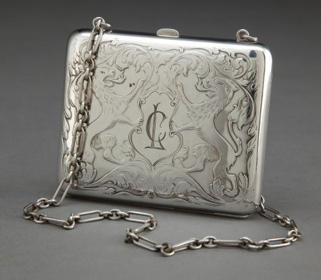 A BLACKINTON SILVER PURSE R. Blackinton & Co.,: A BLACKINTON SILVER PURSE R. Blackinton & Co., North Attleboro, Massachusetts, circa