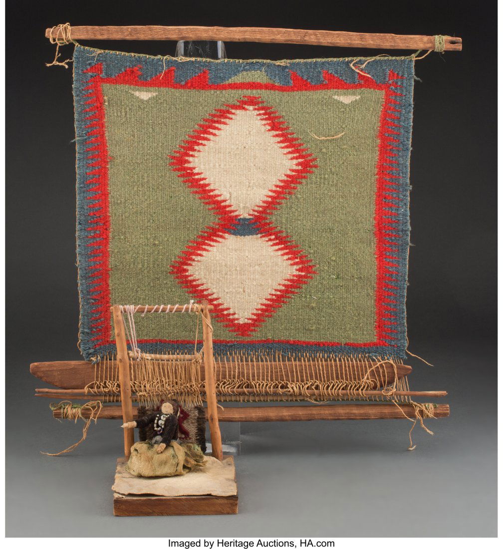 A Navajo Sampler with Model Weaver   Sampler on (1 of 2)