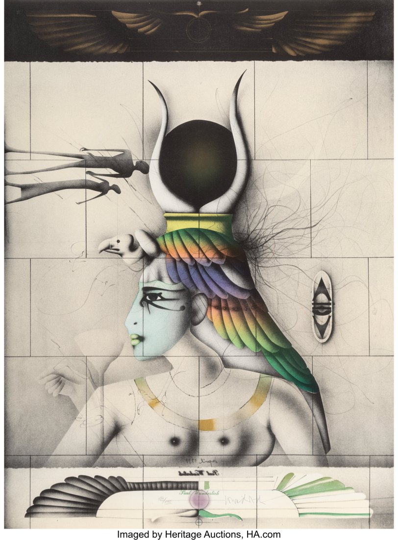Paul Wunderlich (1927-2010) Aida, from Metropoli: Paul Wunderlich (1927-2010) Aida, from Metropolitan Opera I, 1978 Lithograph in colors on BFK Rives paper 29-3/4 x 22 inches (75.6 x 55.9 cm) (sh