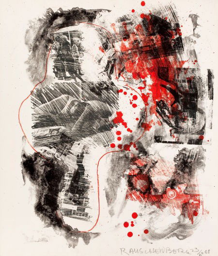 ROBERT RAUSCHENBERG (American, 1925-2008) Love z: ROBERT RAUSCHENBERG (American, 1925-2008)Love zone (from Reels b + c), 1968