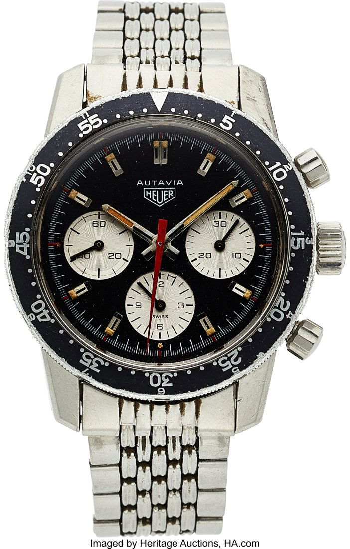 Heuer Autavia, Ref. 2446C "Mark 2" Circa 1965  C (1 of 4)