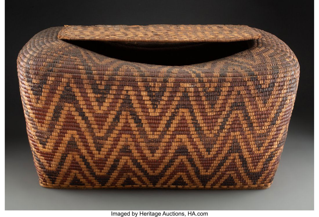 A Klickitat Imbricated Storage Trunk  Length: 25 (1 of 3)
