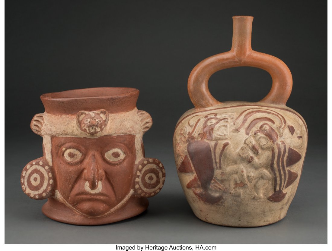 Two Moche Style Vessels  Provenance: Property fr (1 of 2)