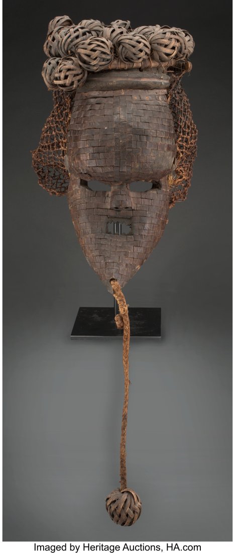 A Salampasu Mask  Democratic Republic of Congo (1 of 2)