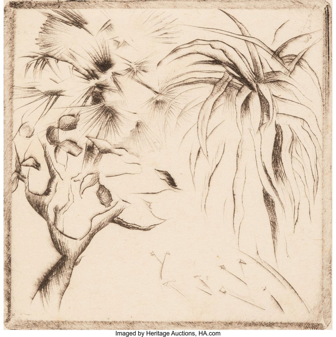 Werner Drewes (American, 1899-1985) South Americ: Werner Drewes (American, 1899-1985) South America (26 works), 1924 Etchings on paper 3-1/2 x 5-7/8 inches (8.9 x 14.9 cm) (image&co