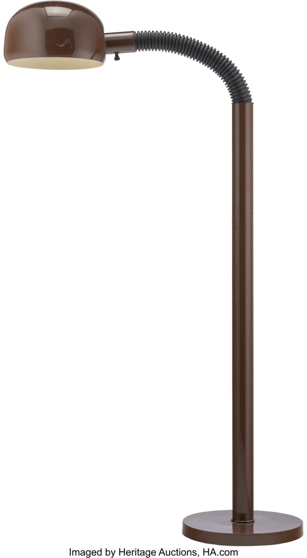 Lightolier (American, est. 1904) 'Basic Concept': Lightolier (American, est. 1904) 'Basic Concept' Floor Lamp, circa 1960 Enameled metal, plastic 55-1/2 x 10 inches (141.0 x 25.4 cm) &lpa