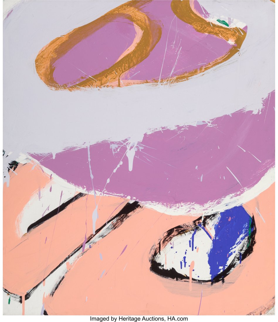 Norman Bluhm (1921-1999) Untitled, 1969 Oil on c: Norman Bluhm (1921-1999) Untitled, 1969 Oil on canvas 28 x 24-1/4 inches (71.1 x 61.6 cm) Signed and dated on the reverse: Bluhm / 69 PROVENANCE&c